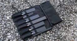 SharpEdge Knife Roll - Black [6 Knives] -Sharp Edge Shop 220562001582SharpEdgecrnanajlonskatorbazanoze Medium 7
