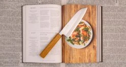 Tsunehisa SRS13 Santoku Oak 165mm (6.5") -Sharp Edge Shop 410108091220 TsunehisaSRS13SantokuOak165mm 2