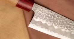 Tsunehisa Santoku Aogami Super Cherry 165mm (6.5") -Sharp Edge Shop 41010809999 Harukaze Santoku Cherry 165mm 2