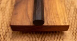 Hayabusa Gyuto VG-10 Tsuchime Damascus Ebony 240mm (9.4") -Sharp Edge Shop 420103161676 HayabusaGyutoVG 10TsuchimeDamascus240mm monoebonyhandle 11