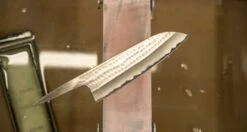 Anryu Santoku Aogami #2 165mm (6.5") - BLADE 9 Anryu Santoku Aogami #2 165mm (6.5") - BLADE -Sharp Edge Shop 420108091679 AnryuSantokuAogami 2TsuchimeMigakiStainlessclad165mm BLADEONLY 1