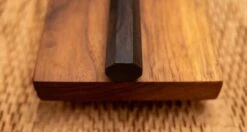 Hayabusa Santoku VG-10 Tsuchime Damascus Ebony 180mm (7.1") 13 Hayabusa Santoku VG-10 Tsuchime Damascus Ebony 180mm (7.1") -Sharp Edge Shop 420108101683 HayabusaSantokuVG 10TsuchimeDamascus180mm monoebonyhandle 11