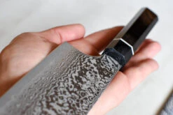 Bunka Black Damascus 200mm (7.9") -Sharp Edge Shop BunkaBlackDamascus200mm 11