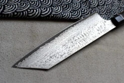 Bunka Black Damascus 200mm (7.9") -Sharp Edge Shop BunkaBlackDamascus200mm 3
