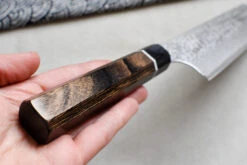Bunka Black Damascus 200mm (7.9") -Sharp Edge Shop BunkaBlackDamascus200mm 8