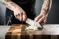 Bunka Black Damascus 165mm (6.5") -Sharp Edge Shop Bunka Black Damascus 160mm 6.3 4