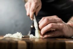 Bunka Black Damascus 165mm (6.5") -Sharp Edge Shop Bunka Black Damascus 160mm 6.3 5