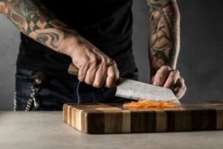 Bunka Black Damascus 165mm (6.5") -Sharp Edge Shop Bunka Black Damascus 160mm 6.3 7