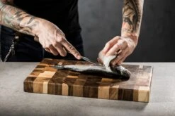 Bunka Black Damascus 165mm (6.5") -Sharp Edge Shop Bunka Black Damascus 160mm 6.3 9