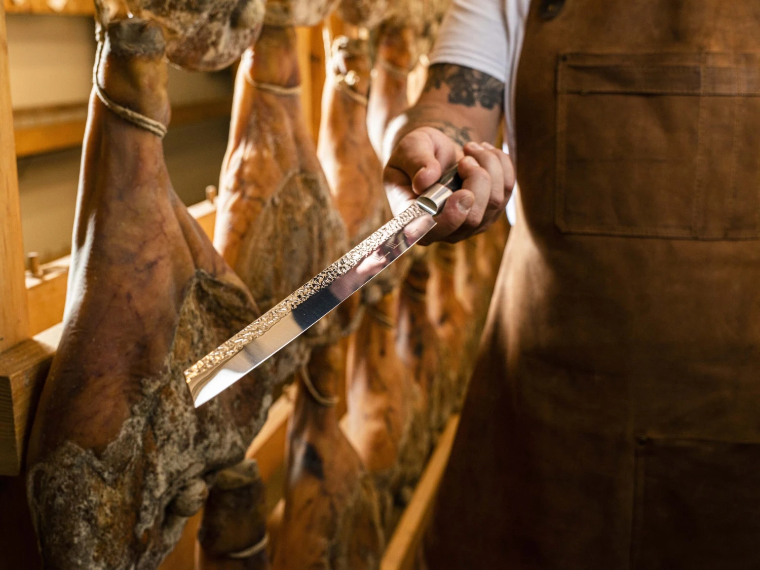 Aichi Burja - Prosciutto Knife 300mm (11.8") 7 Aichi Burja - Prosciutto Knife 300mm (11.8") - Image 7