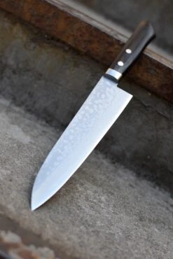 Etsu Village Gyuto Damascus Black 180mm (7.1") -Sharp Edge Shop DSC0887 1