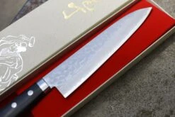 Etsu Village Gyuto Damascus Black 180mm (7.1") -Sharp Edge Shop DSC0910