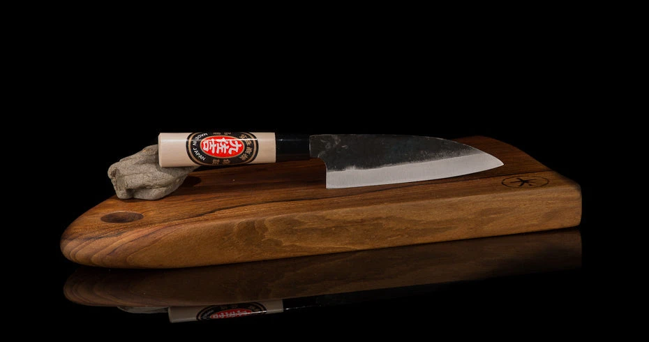 Yoshida Ryo-Deba Kuro-uchi 170mm (6.7") 2 Yoshida Ryo-Deba Kuro-uchi 170mm (6.7") - Image 2