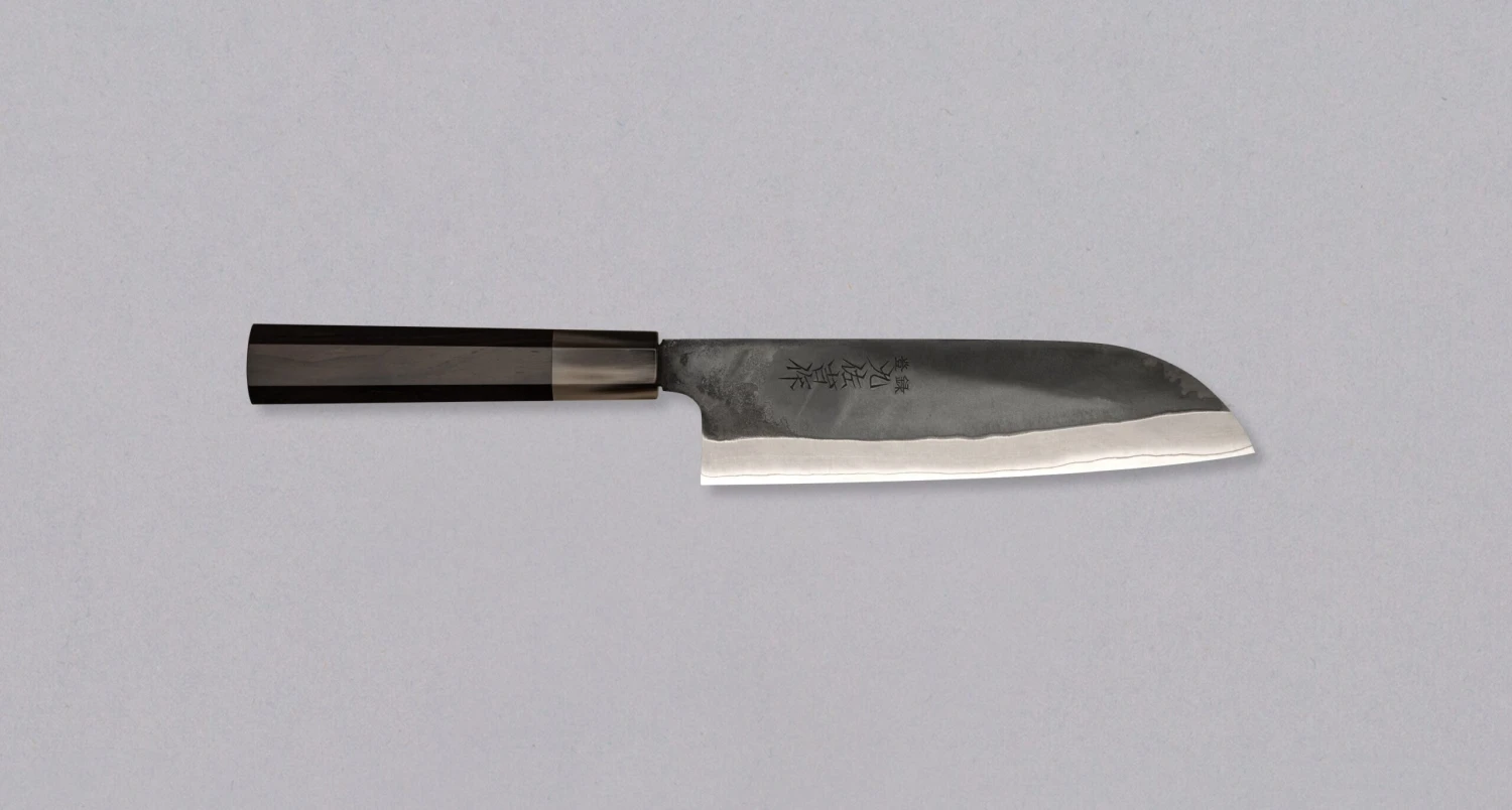 HAP-40 Santoku Black Ebony Blond Buffalo 180mm (7.1") 1 HAP-40 Santoku Black Ebony Blond Buffalo 180mm (7.1")