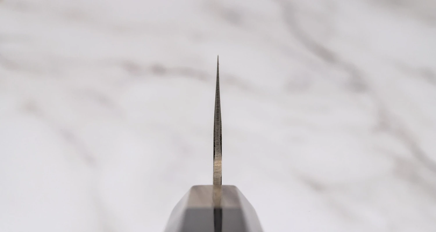 HAP-40 Santoku Black Ebony Blond Buffalo 180mm (7.1") 3 HAP-40 Santoku Black Ebony Blond Buffalo 180mm (7.1") - Image 3