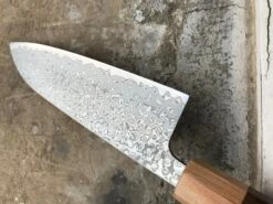 Tsunehisa Santoku SLD Damascus 165mm (6.5") -Sharp Edge Shop HarukazeDamascusSantoku165mmSharpEdge 1