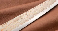 Hayabusa Petty Aogami #2 Rainbow Damascus 150mm (5.9") -Sharp Edge Shop HayabusaDamascusHAP40Petty150mm 5.9 420107071279 5