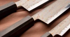 Hayabusa Santoku Aogami #2 Rainbow Damascus 180mm (7.1") -Sharp Edge Shop HayabusaDamascusHAP40 420107071279 420108101280 420103121282 7 1e536d7b 044e 4edb ae4d f374906d7ca4