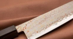 Hayabusa Gyuto Aogami #2 Rainbow Damascus 210mm (8.3") -Sharp Edge Shop HayabusaDamascusHAP40 Gyuto 210mm 8.3 420103121282 5