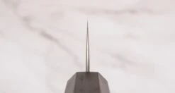 Hayabusa Gyuto VG-10 Tsuchime Damascus Ebony 210mm (8.3") -Sharp Edge Shop HayabusaGyutoVG 10TsuchimeDamascusEbony210mm 420103121625 3