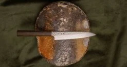 Hayabusa Petty VG-10 Tsuchime Bubinga 150mm (5.9") -Sharp Edge Shop HayabusaPettyVG 10TsuchimeBubinga150mm 420107071584 5