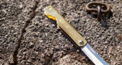 Higonokami Pocket Knife BRASS 65mm (2.5") -Sharp Edge Shop HigonokamiPocketKnifeBrass65mm 280129011654 5