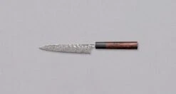 Kato Petty VG-10 Nickel Damascus 150mm (5.9") [Rosewood] -Sharp Edge Shop KatoRCPetty150mm 410107071390 2
