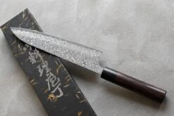 Kato Gyuto VG-10 Nickel Damascus 210mm [Rosewood] (8.3") -Sharp Edge Shop KatoVg 10GyutoDamascus210mm 8.3 41010312923 2