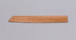 Leather Saya Burja [knife Sheath] - 300mm (11.8") -Sharp Edge Shop Leather Saya Burja knife sheath 300mm 11.8 back