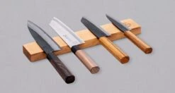 Magnetic Knife Holder Oak [4 Knives] -Sharp Edge Shop MagneticKnifeHolder oak 4pcs 100553001448 2