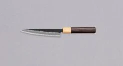 Tsunehisa Petty Aogami Super Kuro-uchi 135mm (5.3") [Rosewood-Cedar] -Sharp Edge Shop MoradoPettyKuro uchi135mm 410107401553 2