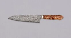 Nigara Gyuto SG2 Damascus Maplewood 210mm (8.3") 4 Nigara Gyuto SG2 Damascus Maplewood 210mm (8.3") -Sharp Edge Shop NigaraGyutoSG2DamascusMaplewood210mm 420103121456 1