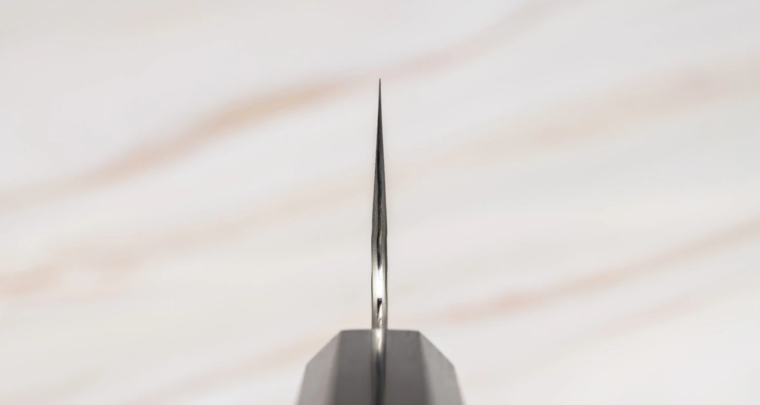 Nigara Gyuto VG-10 Damascus Tsuchime 210mm (8.2") 3 Nigara Gyuto VG-10 Damascus Tsuchime 210mm (8.2") - Image 3