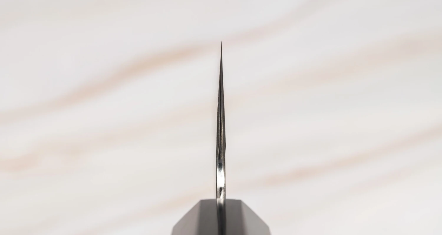 Nigara Gyuto VG-10 Damascus Tsuchime 240mm (9.4") 3 Nigara Gyuto VG-10 Damascus Tsuchime 240mm (9.4") - Image 3