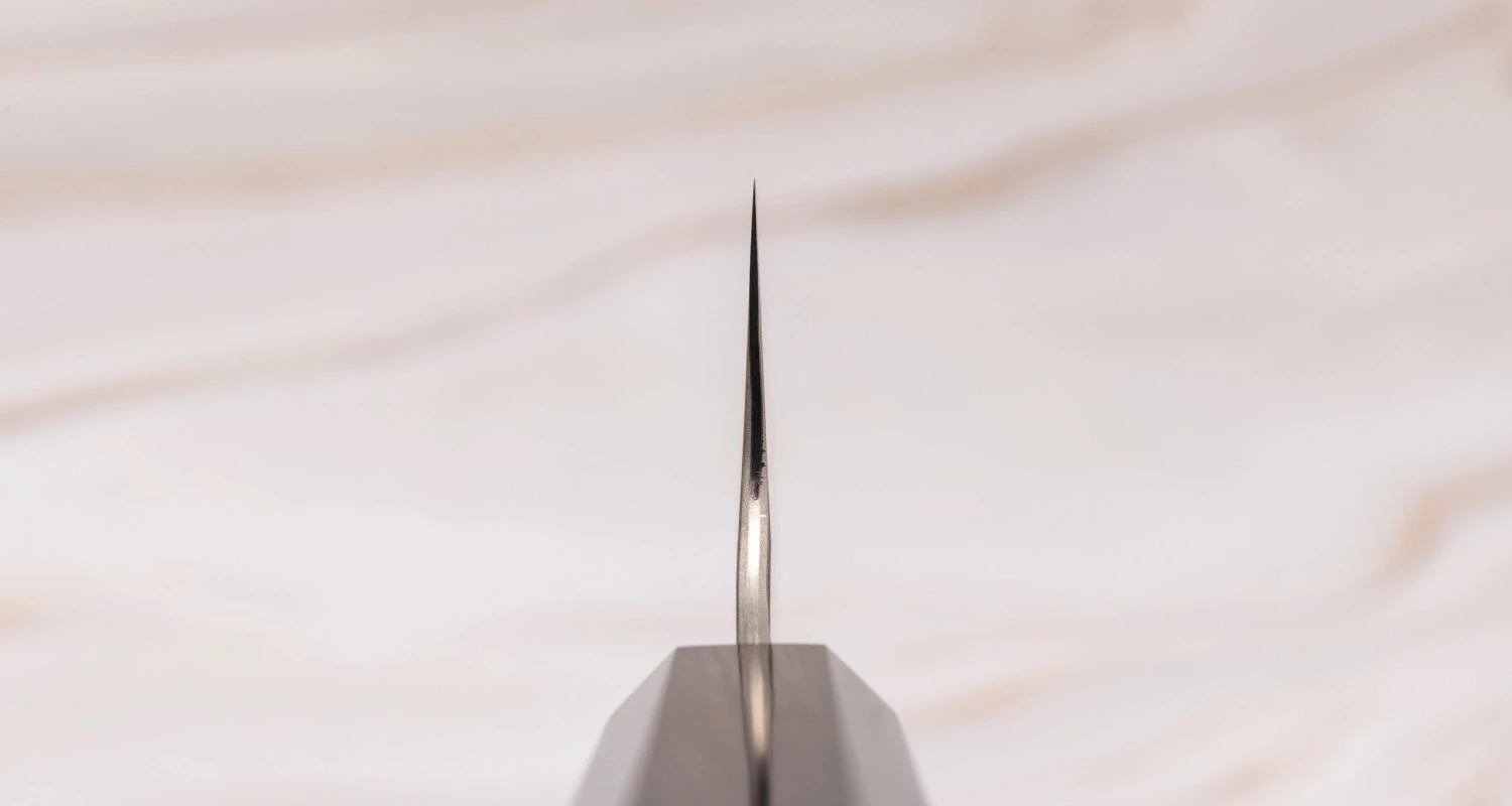 Nigara Kiri-Gyuto Aogami Super Migaki Tsuchime 210mm (8.2") 3 Nigara Kiri-Gyuto Aogami Super Migaki Tsuchime 210mm (8.2") - Image 3