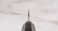 Nigara Kiri-Petty Aogami Super Migaki Tsuchime 150mm (5.9") -Sharp Edge Shop NigaraKiri PettyAogamiSuperMigakiTsuchime150mm 420107071591 3