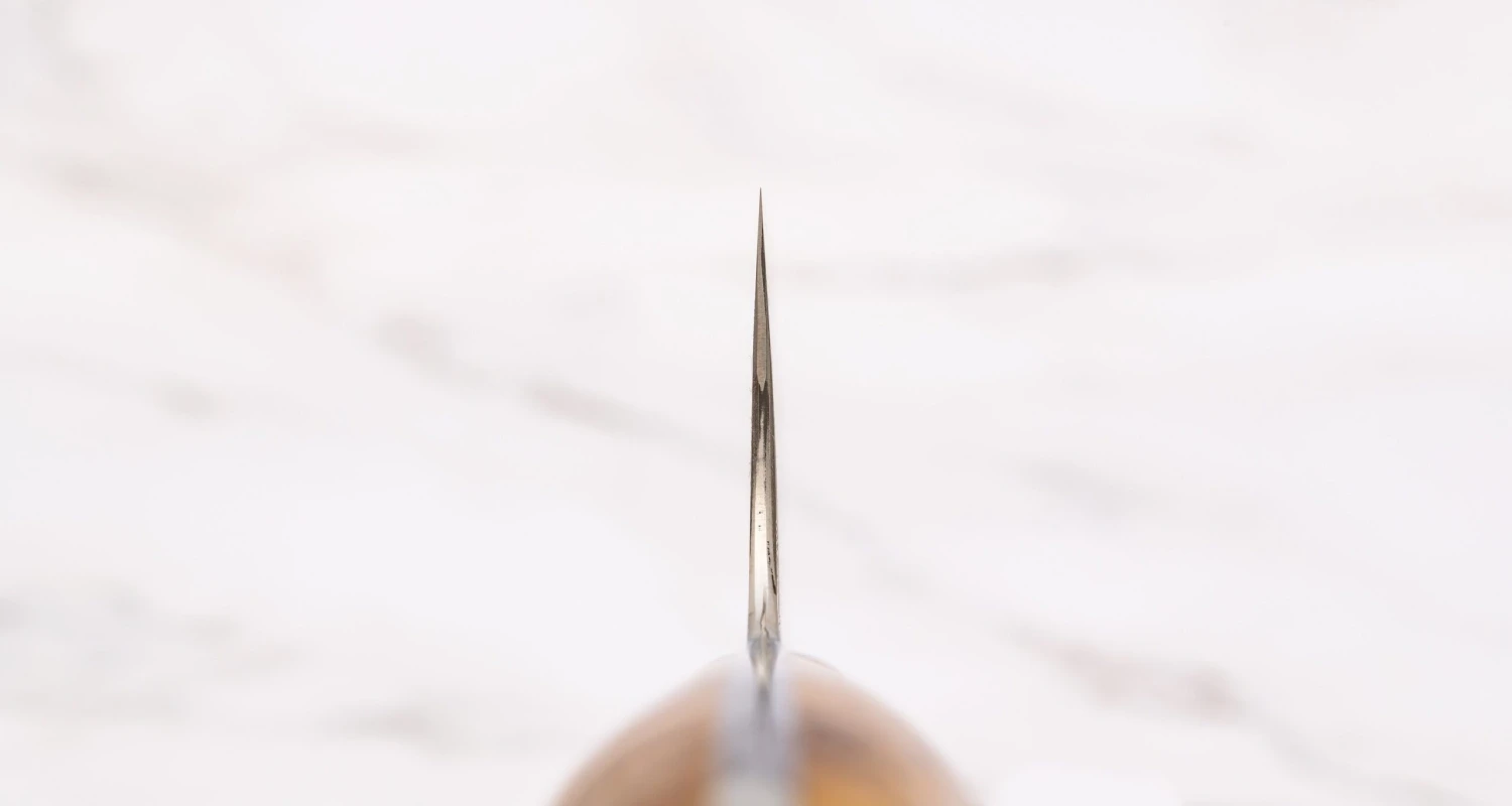 Nigara Kiritsuke-Gyuto SG2 Damascus Maplewood 210mm (8.3") 3 Nigara Kiritsuke-Gyuto SG2 Damascus Maplewood 210mm (8.3") - Image 3