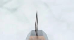 Nigara Kurozome Yanagiba Aogami #2 Damascus 270mm (10.6") 9 Nigara Kurozome Yanagiba Aogami #2 Damascus 270mm (10.6") -Sharp Edge Shop NigaraKurozomeYanagibaAogami 2Damascus270mm 420113201533 3