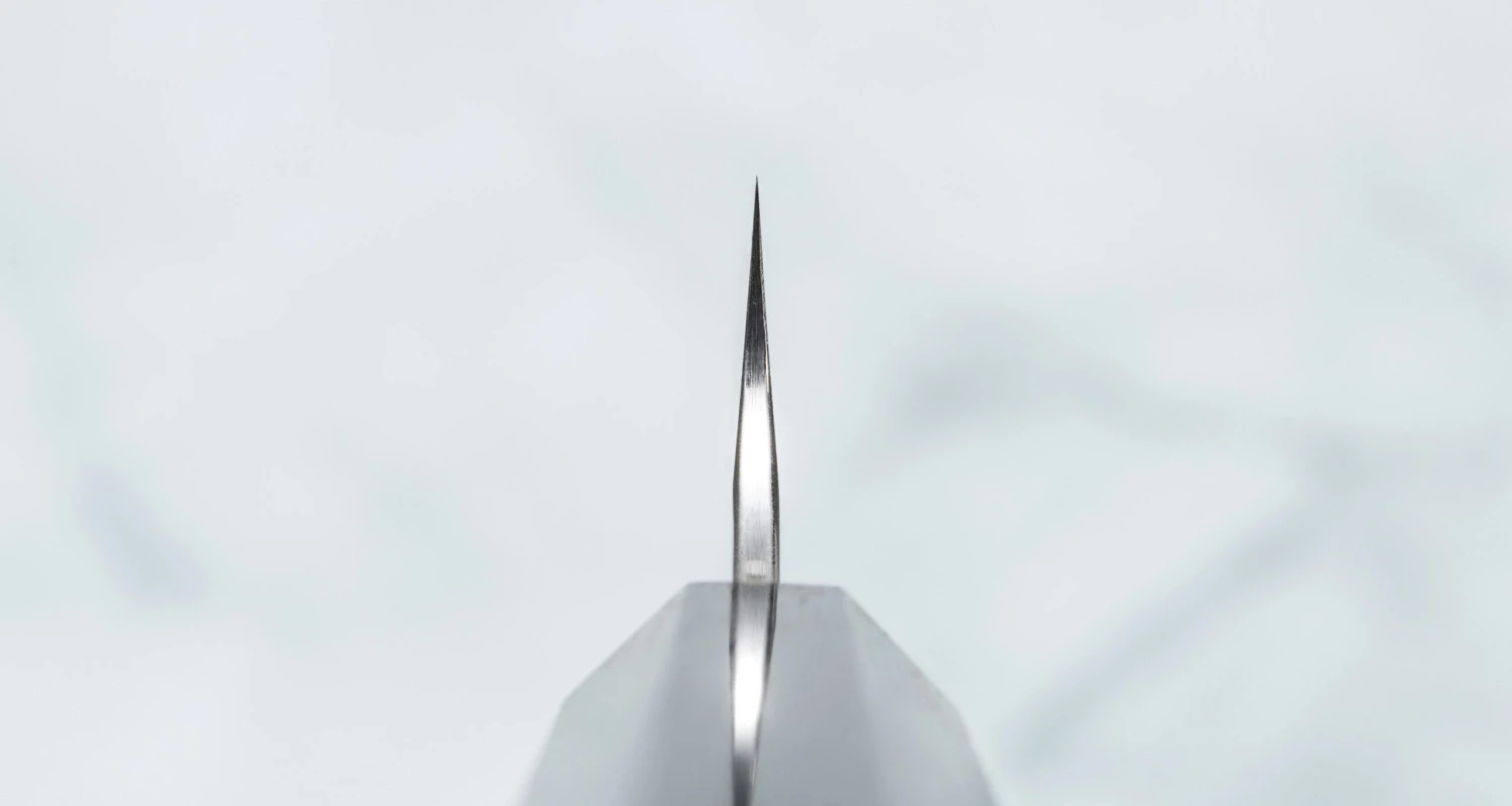 Nigara Petty SG2 Migaki Tsuchime Wa Ebony 150mm (5.9") 3 Nigara Petty SG2 Migaki Tsuchime Wa Ebony 150mm (5.9") - Image 3