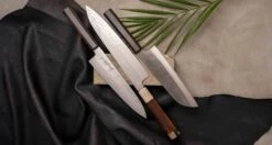 ZDP-189 Gyuto Silver Ebony 210mm (8.3") -Sharp Edge Shop PSL03 ZDP 189 00564 00565 00566