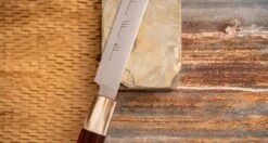 SG2 Burja - Prosciutto Knife Sandalwood 300mm (11.8") -Sharp Edge Shop PSL04 SG2BurjanozzaprsutSandalwood300mm limited 00563 5