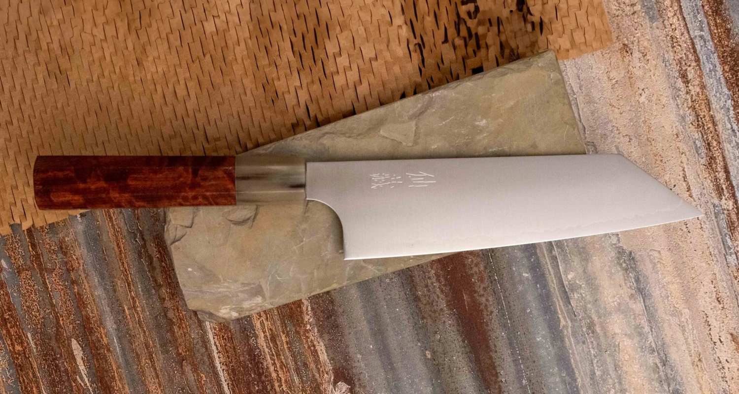 SG2 Bunka Matte Sandalwood 165mm (6.5") 3 SG2 Bunka Matte Sandalwood 165mm (6.5") - Image 3
