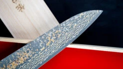 Saji Gyuto VG-10 Gold RWO 210mm (8.3") -Sharp Edge Shop SajiGyutoVG 10GoldRWO210mm 410103121519 5