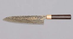 Saji Gyuto VG-10 Gold RWO 240mm (9.4") -Sharp Edge Shop SajiGyutoVG 10GoldRWO240mm 9.4 410103161337 2