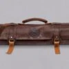 SharpEdge Chef's Leather Knife Roll [brown] / Holds 10 Knives -Sharp Edge Shop SharpEdgeChef sLeatherKnifeRoll 400562001253 1