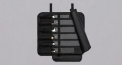 SharpEdge Knife Roll - Black [6 Knives] -Sharp Edge Shop SharpEdgeKnifeRoll Black 6knives 220562001582 3