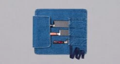 SharpEdge Knife Roll - Denim [3 Knives] -Sharp Edge Shop SharpEdgetorbazanoze lightdenim 3nozi 200562001348 2