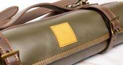 SharpEdge Chef's Leather Knife Roll [green] / Holds 6 Knives -Sharp Edge Shop SharpEdgeusnjenatorbazanoze zelena sestnozev 220562001611 5