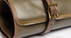 SharpEdge Chef's Leather Knife Roll [green] / Holds 6 Knives -Sharp Edge Shop SharpEdgeusnjenatorbazanoze zelena sestnozev 220562001611 7