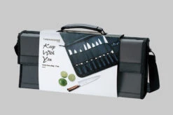 Tamahagane Chef's Knife Bag / Holds 17 Knives -Sharp Edge Shop TamahaganeChef sKnifeRollholds17knives 3
